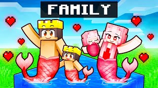 Having An MERMAID FAMILY in Minecraft [upl. by Ainwat]