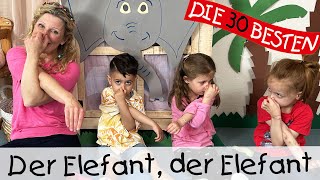 👩🏼 Der Elefant der Elefant  Singen Tanzen und Bewegen  Kinderlieder [upl. by Ingamar607]