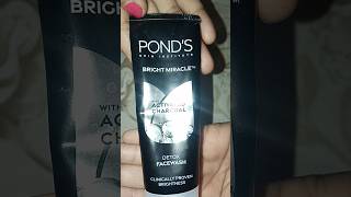 PONDS BRIGHT MIRACLE DETOX FACE WASH REVIEW skincare pondsfacewash trending viral [upl. by Assilat536]