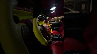 Superbees Custom Interior 🩸 redeyecharger custom interior hellcat redeye customsteeringwheel [upl. by Oderf]