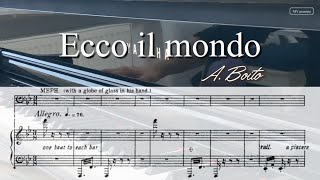 Ecco il mondo Karaoke Mefistofele Bass Aria [upl. by Ecinev]