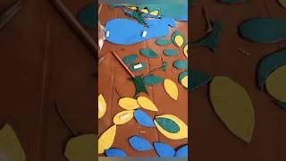 easy rental friendly wall decoration trending craft diwalispecial easy ytshorts [upl. by Stegman]