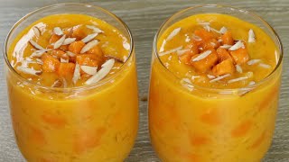 Easy Sago dessert  Mango Dessert Recipe [upl. by Bravin]