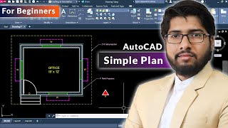 Learn AutoCAD 2D by just Making a Single Room Plan [upl. by Riplex725]