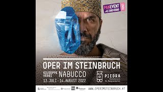 Premiere von Nabucco 2022 in der Oper im Steinbruch [upl. by Erdnaid195]