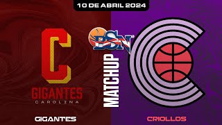 Gigantes de Carolina vs Criollos de Caguas  BSN2024 [upl. by Johnson107]