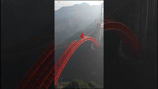 WORLDS LARGEST DOUBLE ARCH BRIDGE  SHUANGBAO BRIDGE China underconstruction bridge engineering [upl. by Hemingway]