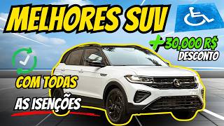 OS MELHORES CARROS PARA PCD em 2025 10 SUV com ótimos descontos [upl. by Yesac271]