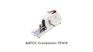 AATCC Crockmeter TF410 [upl. by Yenahs49]