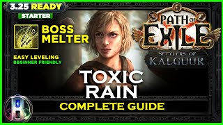 PoE 325 LEAGUE STARTER  TOXIC RAIN PATHFINDER  PATH OF EXILE SETTLERS OF KALGUUR  POE BUILDS [upl. by Andrea]