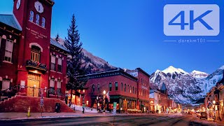 Telluride Colorado  Cinematic Walking Tour 4K [upl. by Arretak]