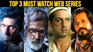 Top 3 Hindi Most Watched Web Series 😱 Highest IMDB Rating Web Shows webseries [upl. by Maltzman]