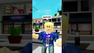 POOR GUY HAS A TIMER IN ROBLOX BROOKHAVEN ⭐️ shorts [upl. by Leugimesoj]