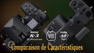 Pentax K3 Mark III Monochrome vs Sigma sd Quattro Une Comparaison de Caractéristiques [upl. by Llerraf973]