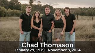 Chad Thomason Memorial Service [upl. by Aznecniv]