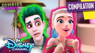 ZOMBIES Mini Bites  ZOMBIES The ReAnimated Series Shorts  Compilation  disneychannel [upl. by Fraya]