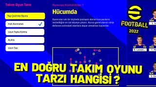 eFOOTBALL 2022 TAKIM OYUNU TARZI [upl. by Ynahpit455]