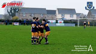 Matty Kimmins scores Llantwit Major AFCs historic first ever European goal 4k [upl. by Torto]