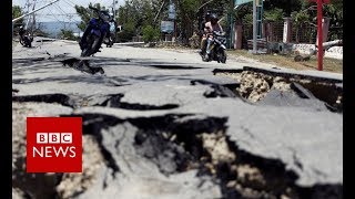 Indonesia quake turns ground into liquid  BBC News [upl. by Tsan322]