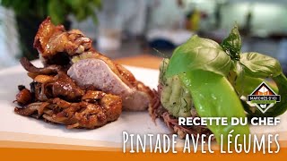 Recette de pintade avec légumes des Marchés D’ici [upl. by Rednijar]