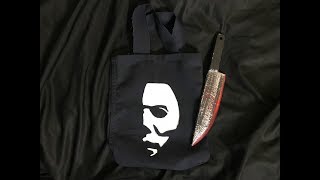 DIY Michael Myers Trick Or Treat Bag [upl. by Ahlgren542]