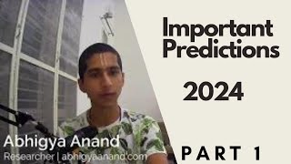 Important predictions for 202425  Analyze with Abhigya Anand [upl. by Amalbena]