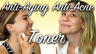 AntiAging amp AntiAcne Natural Toner DIY [upl. by Azile346]