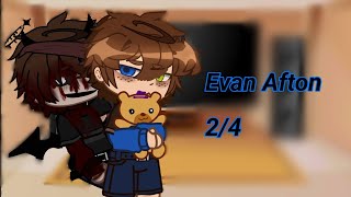 Past Aftons react to their future 🚫🧠Evan afton24 please read desc [upl. by Litnahs395]