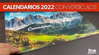 Calendarios 2022 con Paisajes y Versículos de la Biblia  Abba [upl. by Meihar435]