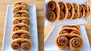 Cinnamon Palmiers Cookis Cinnamon Palmiers Cookies [upl. by Dudden]