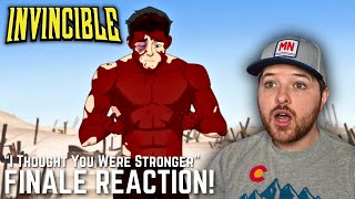 Invincible 2x8 FINALE Reaction  quotI Thought You Were Strongerquot [upl. by Niasuh]