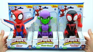 Unboxing Spiderman Toy Collection  ASMR Review Spidey and His Amazing Friends [upl. by Namyh]