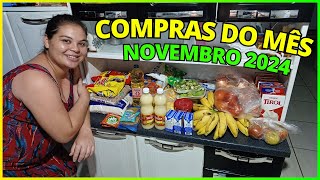 Compras do Mês Para 4 Pessoas no Supermercado Store em Aparecida de Goiânia Novembro de 2024 [upl. by Aihsened]