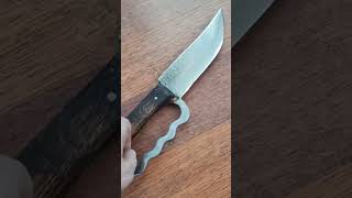 Muştalı bıçak yapımıHandmade Knuckle knife makingart bıçak handmadediy kamp still [upl. by Oremoh]