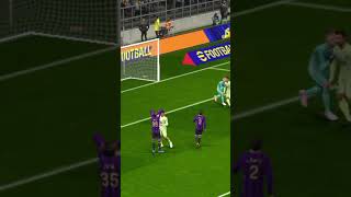 Goal by Ferran Torres efootball soccer barcelona soccershorts trendingshorts viralshorts [upl. by Yztim743]