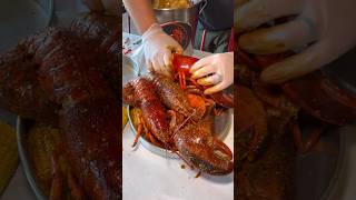 Could you finish an ENTIRE WHOLE LOBSTER lobster seafood foodchallenge [upl. by Kath]