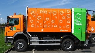 Benne à Ordures Faun Rotopress  Camion Poubelles Garbage Truck Refuse Truck Bin Lorry [upl. by Aramoy]