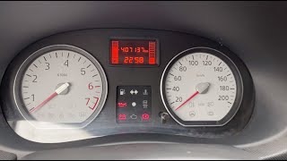 How to set clock  time on Dacia Sandero  Renault Logan [upl. by Kampmann634]