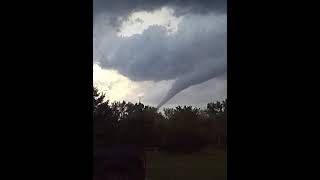 Westmoreland Tornado formation 4302024 430pm [upl. by Airakaz]