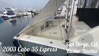 35 Cabo Yachts Express for sale by Kusler Yachts Kusler Yachts located at Kona Kai Marina [upl. by Nepets]