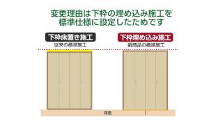 収納用建具 高さ仕様変更のご紹介  Panasonic [upl. by Lilias]