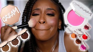 The Most Chaotic Review EVER Fenty Cream BronzerBlush Collection [upl. by Shanleigh]