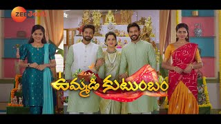 Ummadi Kutumbam Promo  Brand New Serial  Coming Soon  Zee Telugu [upl. by Nho]