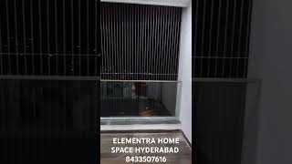 invisible grill work by ELEMENTRA HOME SPACE HYDERABAD JAYBHERI CAPITAL AT TADEPALLE VIJAYAWADA AP [upl. by Ardeed650]