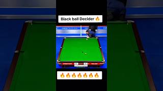 Black ball decider 🔥💯 trendingshorts snooke snookerplayer shots pool snooker 8ballpool [upl. by Etsirk]