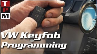 How to Program a VW keyfob [upl. by Nitza]