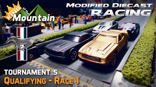 Qualify Race 1 KotM Tournament 5  Modified Diecast Car Racing [upl. by Lorelie]