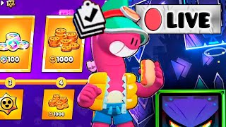 ⭕REEMISIÓN⭕🟥GLOBED y LVL REQ ON 🟧 Ayer no fue suficiente req xd🌟BRAWL STARS💀 [upl. by Milburr]