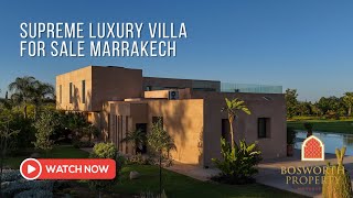 Supreme Luxury Villa For Sale Marrakech [upl. by Orimlede]