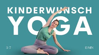 Kinderwunsch Yoga Challenge 37 Weniger Stress weniger Sorgen [upl. by Aihcrop]